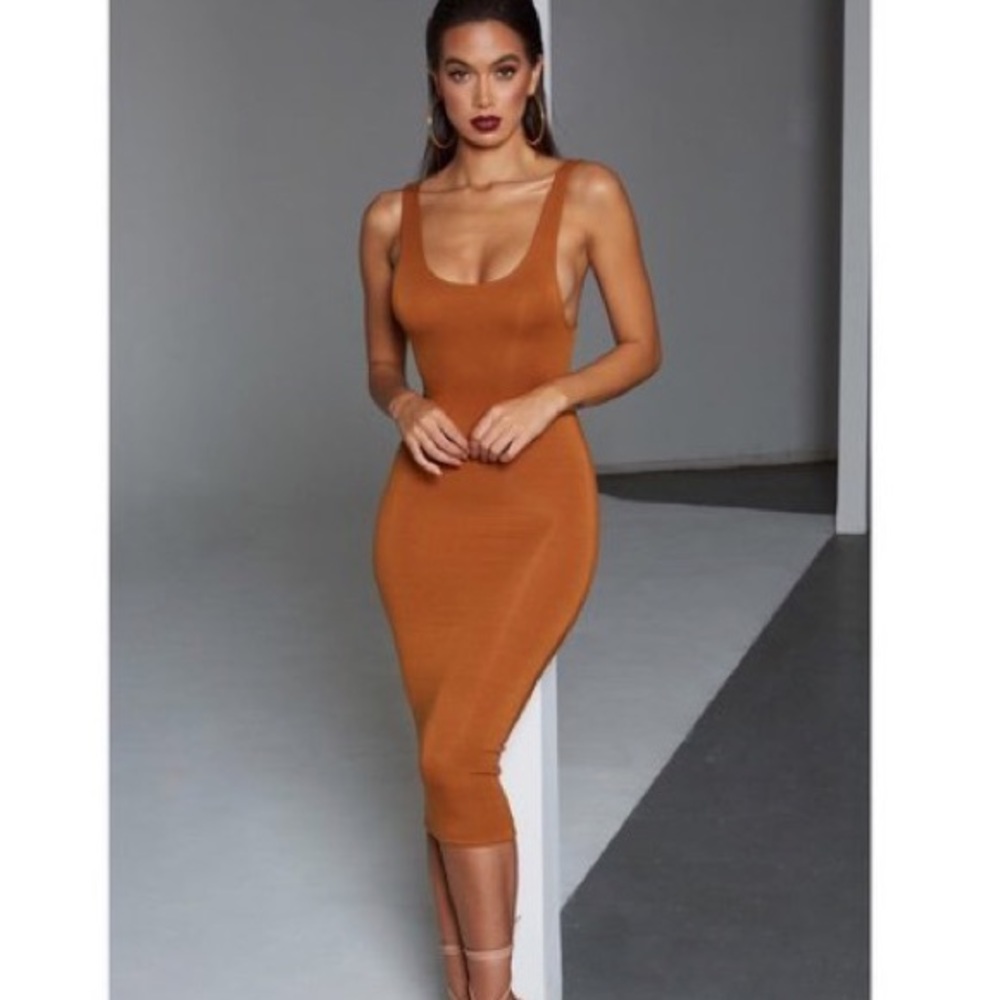 Oh Polly Copper Dress